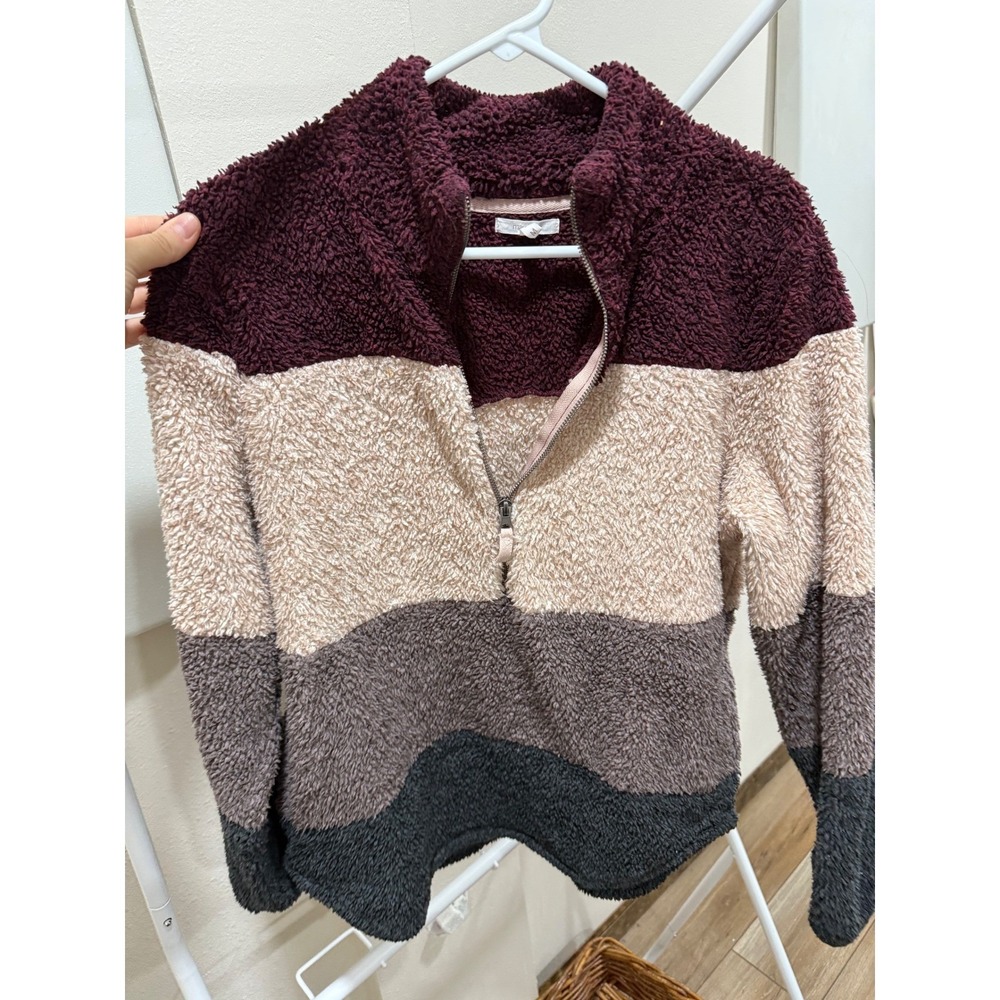 Cozycore Comfycore Color Block Fall Pullover Sherpa Maurices Medium